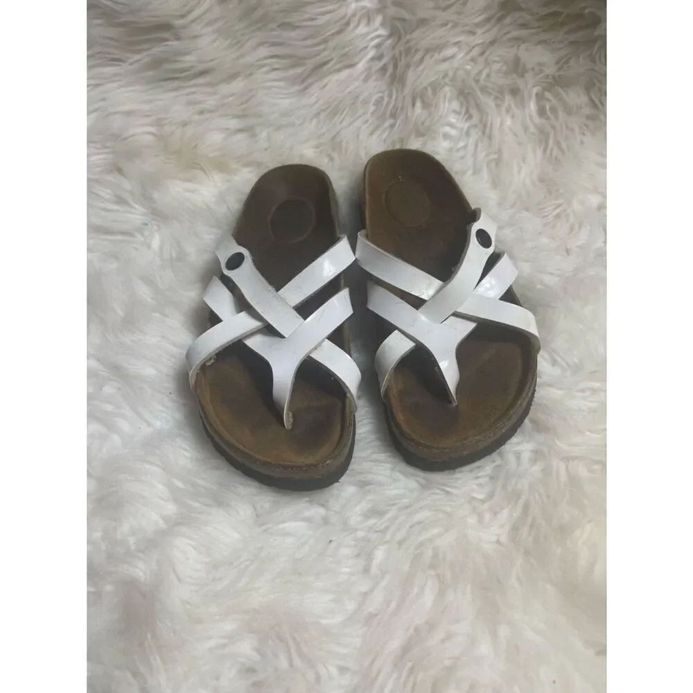 Birkenstock Bertula White Strappy Women’s Sandals - Casual Slip-On EUR SZ36